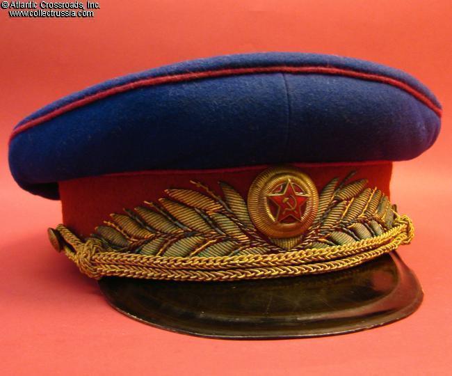 Collect Russia M 1943 NKVD State Security General dress visor hat, 1943 ...